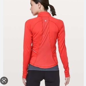 Lululemon Front of the Pack 1/2 Zip in Color: Arie